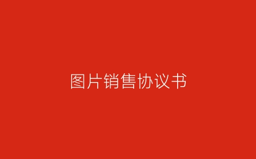 图片销售协议书-春林公文网