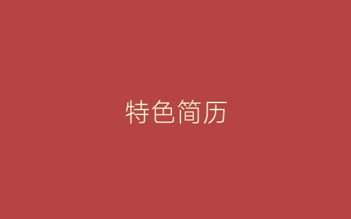 特色简历-春林公文网